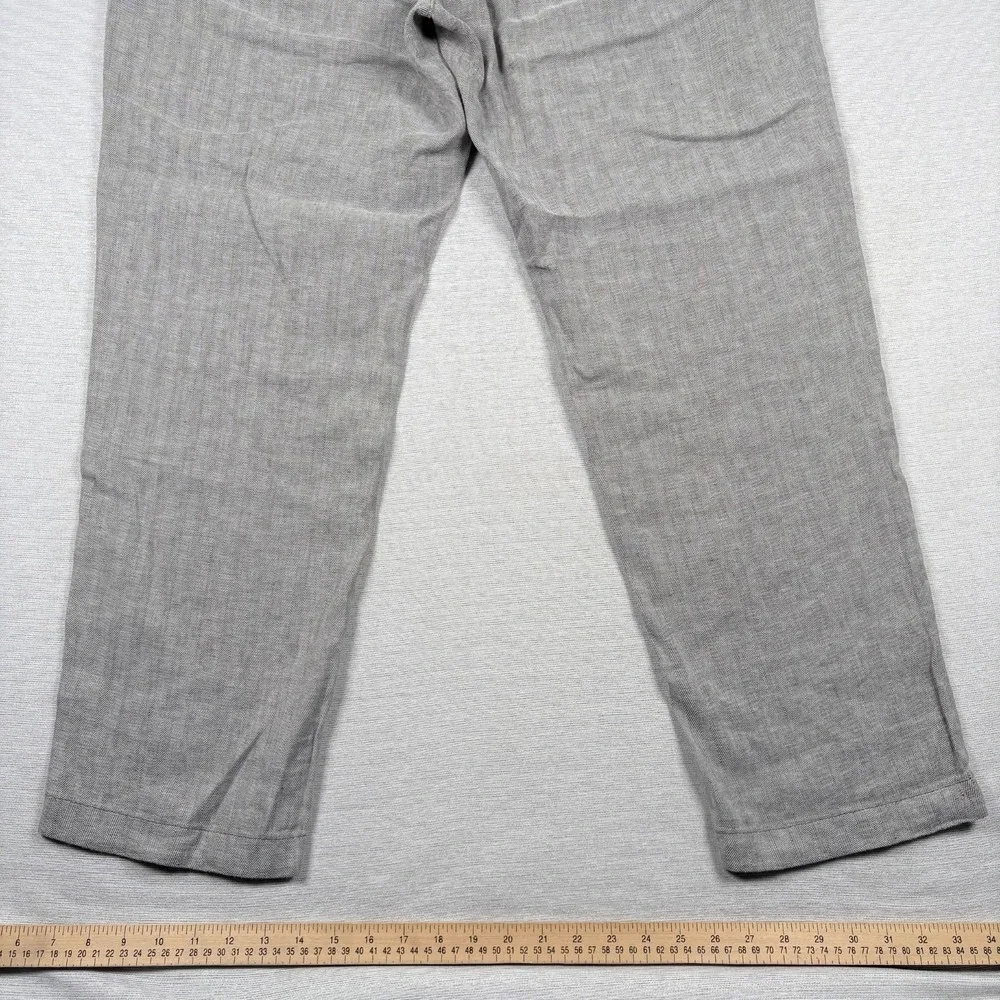 Tommy Bahama Beach Coast Linen Pants Mens Size XXL Gray Linen Blend Drawstring